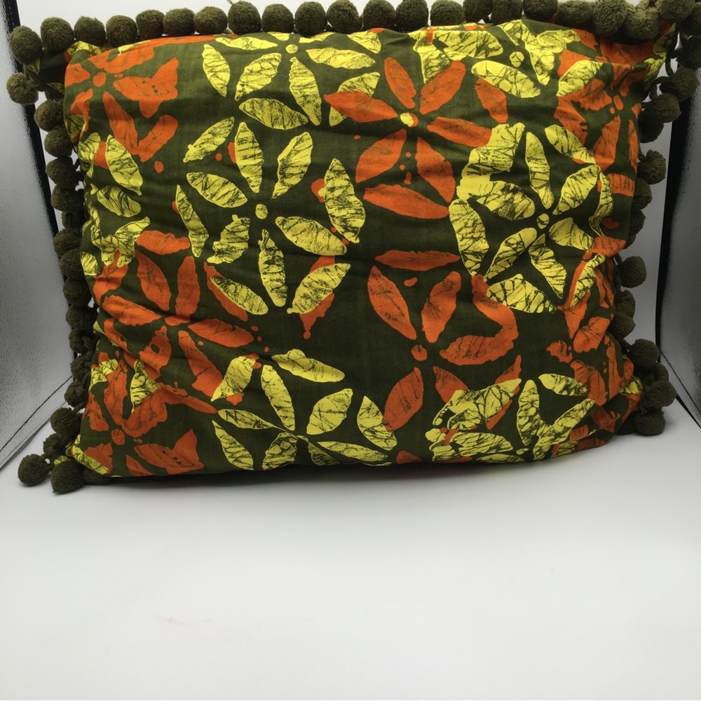 Overstuffed Handcrafted Accent Pillow